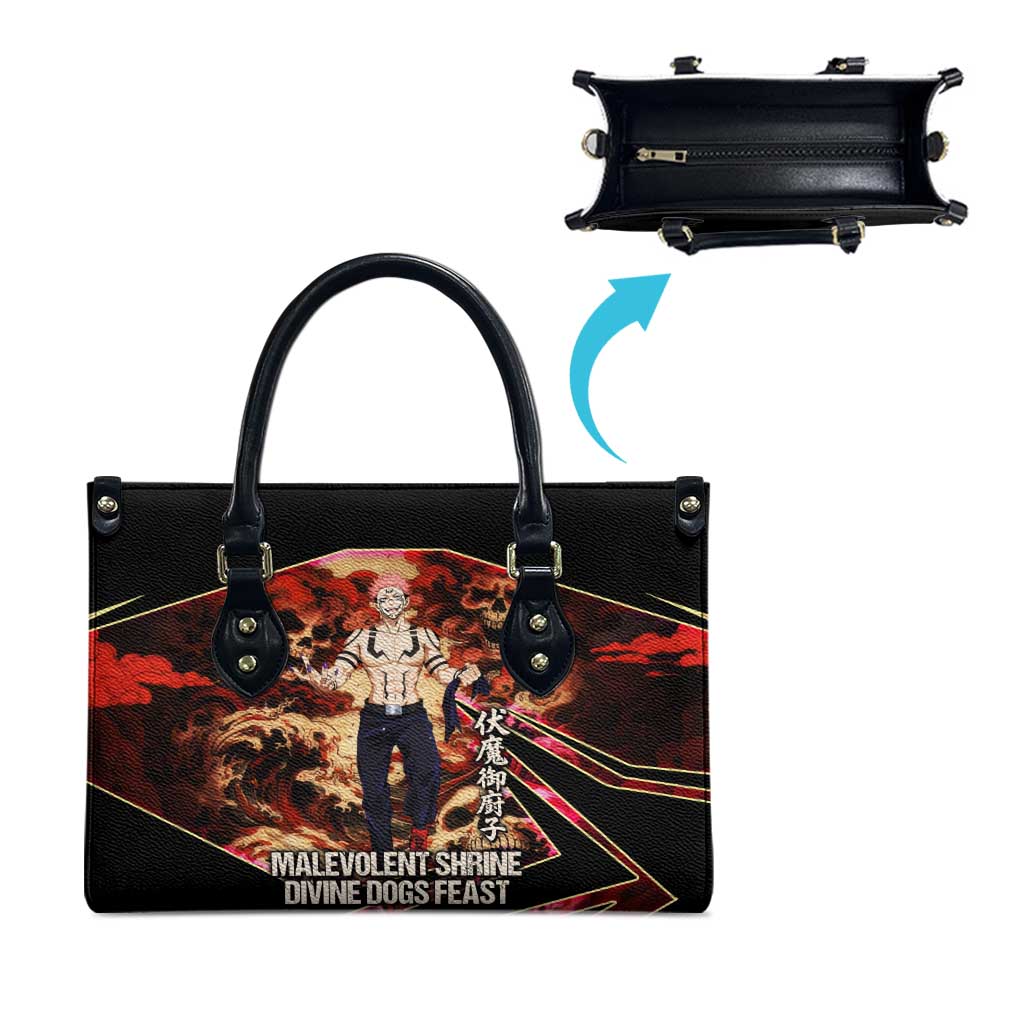 Ryomen Sukuna Malevolent Shrine Leather Bag Infernal Cursed Domain Art Style