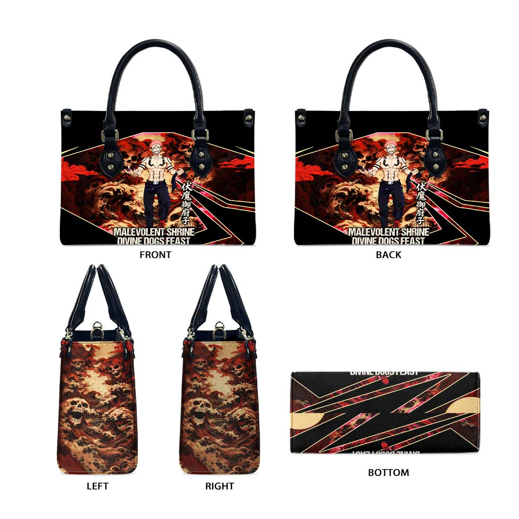 Ryomen Sukuna Malevolent Shrine Leather Bag Infernal Cursed Domain Art Style