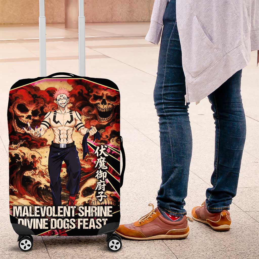 Ryomen Sukuna Malevolent Shrine Luggage Cover Infernal Cursed Domain Art Style