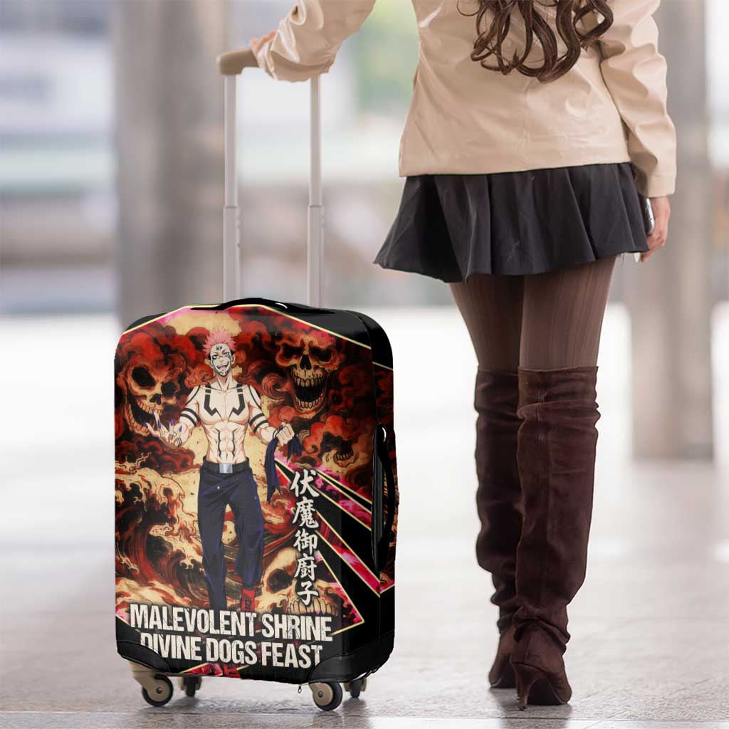 Ryomen Sukuna Malevolent Shrine Luggage Cover Infernal Cursed Domain Art Style