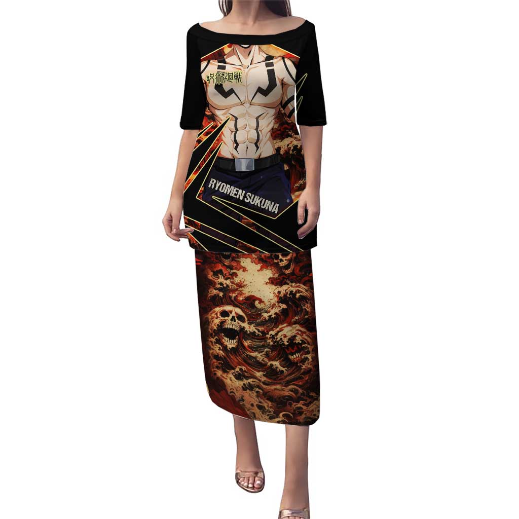 Ryomen Sukuna Malevolent Shrine Puletasi Infernal Cursed Domain Art Style