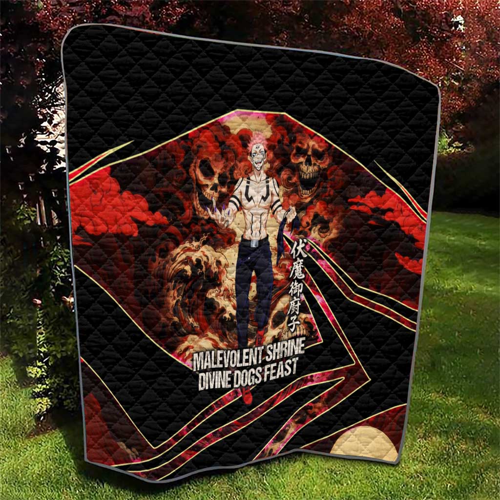 Ryomen Sukuna Malevolent Shrine Quilt Infernal Cursed Domain Art Style
