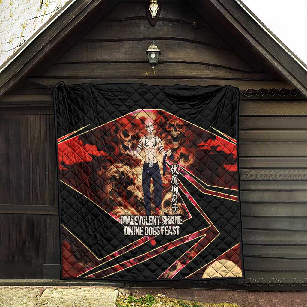 Ryomen Sukuna Malevolent Shrine Quilt Infernal Cursed Domain Art Style