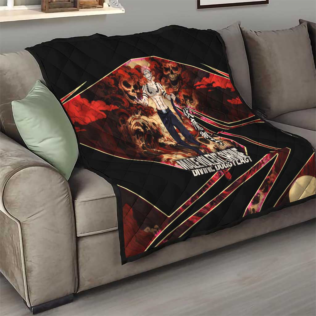 Ryomen Sukuna Malevolent Shrine Quilt Infernal Cursed Domain Art Style