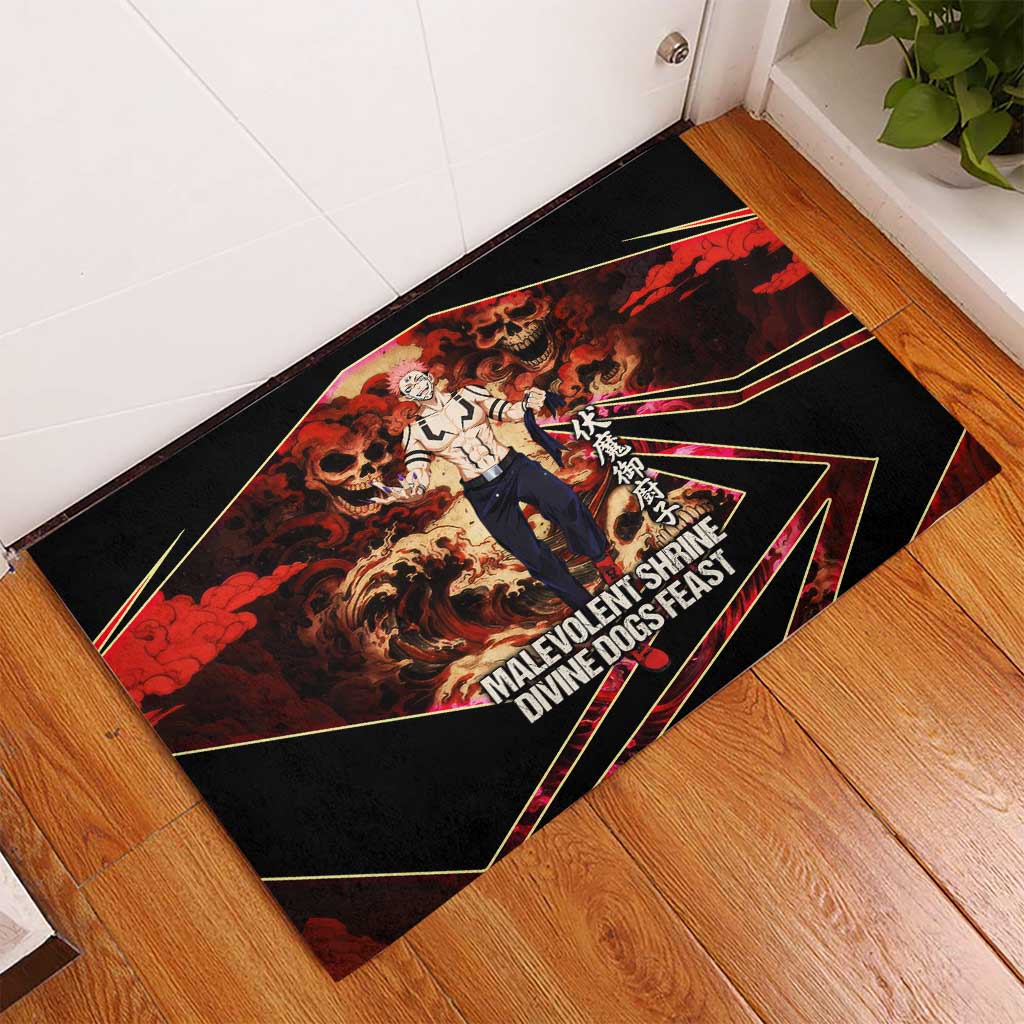 Ryomen Sukuna Malevolent Shrine Rubber Doormat Infernal Cursed Domain Art Style