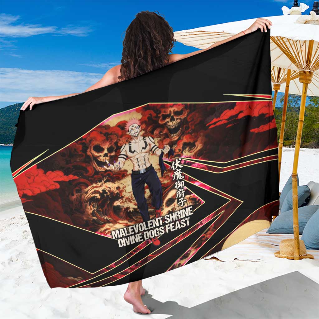 Ryomen Sukuna Malevolent Shrine Sarong Infernal Cursed Domain Art Style