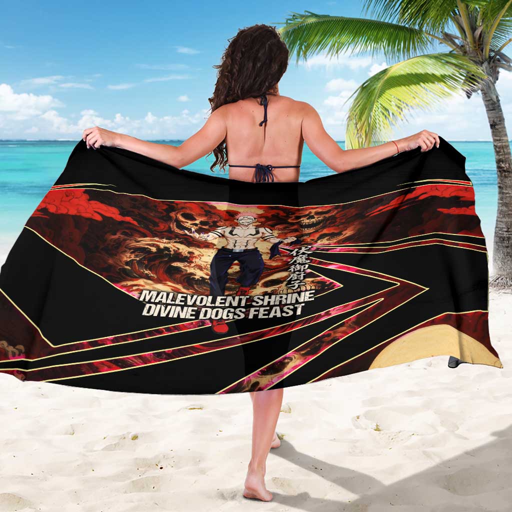 Ryomen Sukuna Malevolent Shrine Sarong Infernal Cursed Domain Art Style