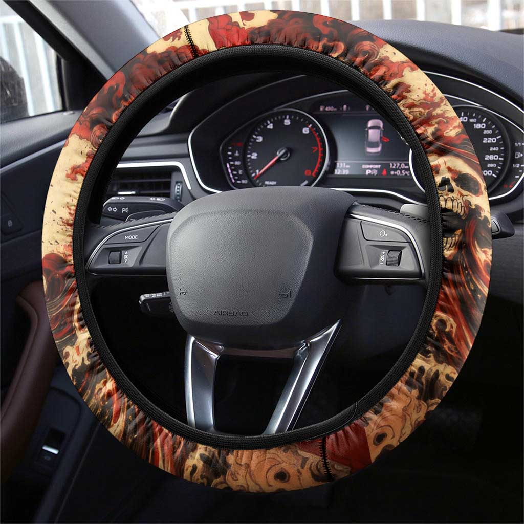 Ryomen Sukuna Malevolent Shrine Steering Wheel Cover Infernal Cursed Domain Art Style
