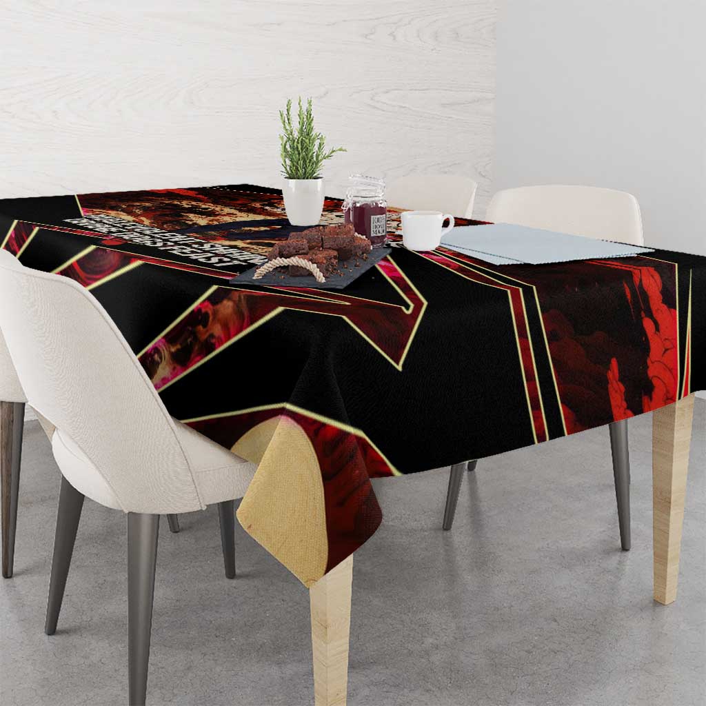 Ryomen Sukuna Malevolent Shrine Tablecloth Infernal Cursed Domain Art Style