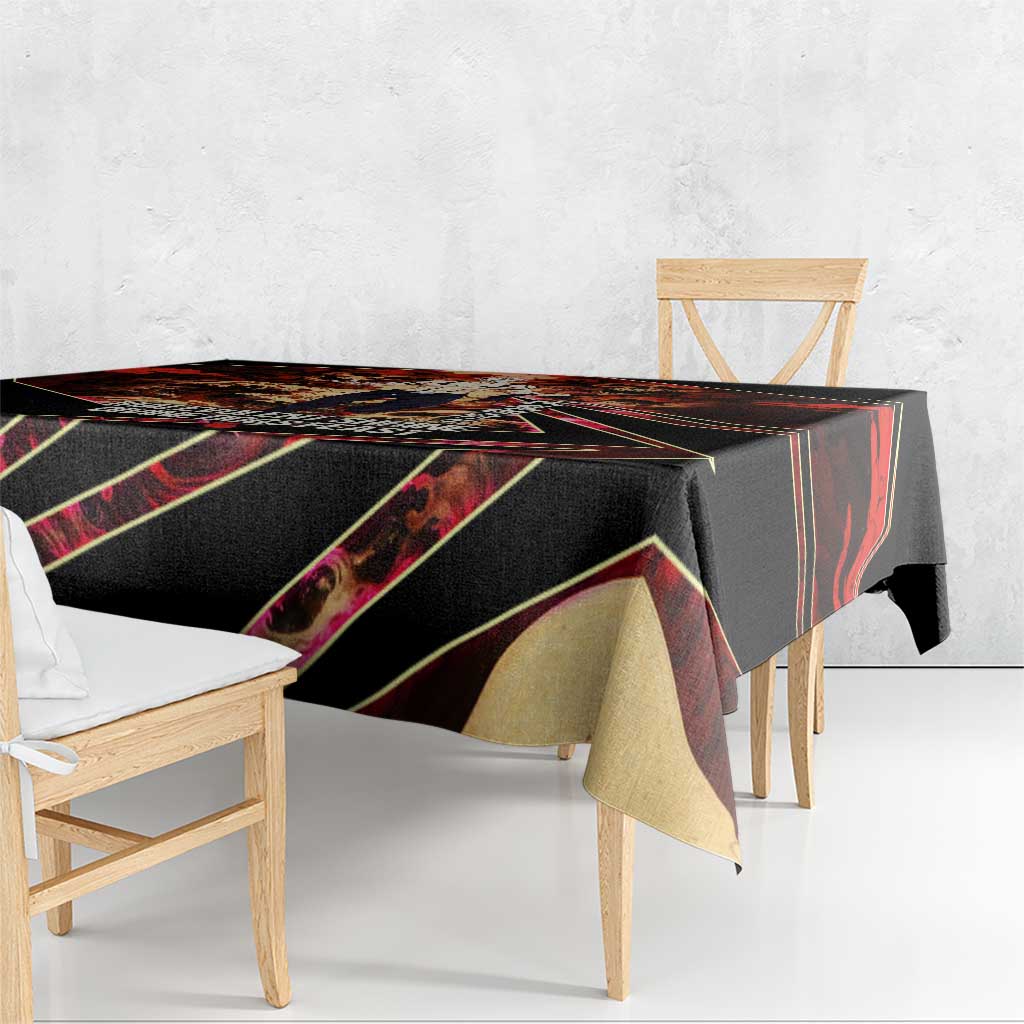 Ryomen Sukuna Malevolent Shrine Tablecloth Infernal Cursed Domain Art Style