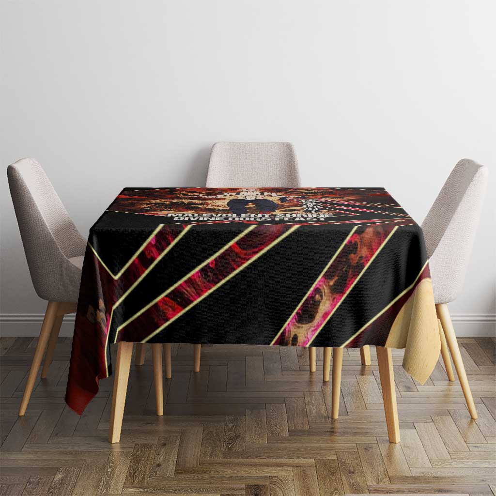 Ryomen Sukuna Malevolent Shrine Tablecloth Infernal Cursed Domain Art Style