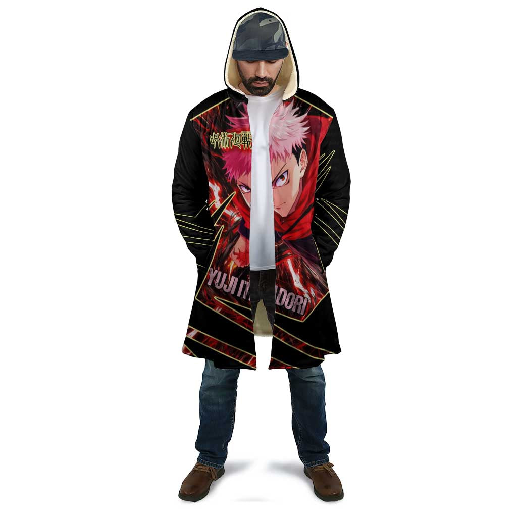 Yuji Itadori Black Flash Cloak Dynamic Cursed Energy Burst Style
