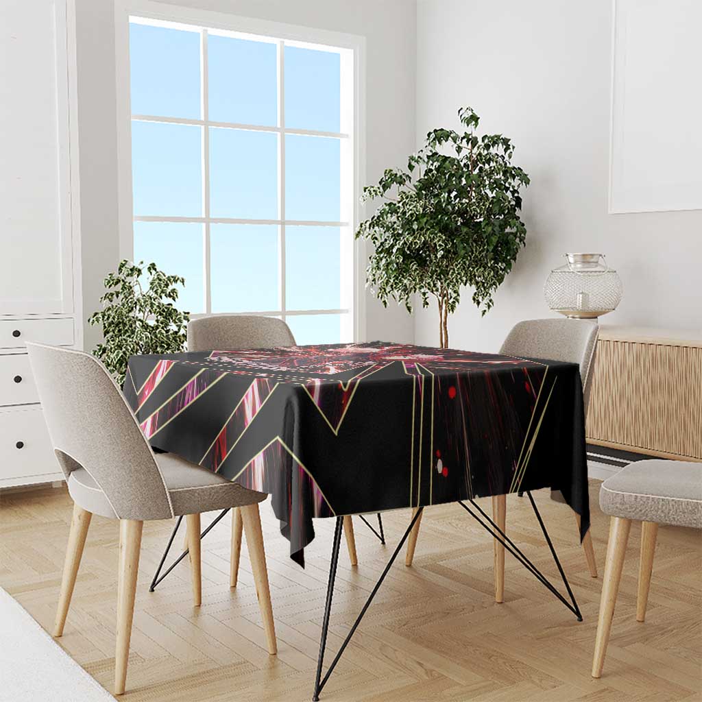 Yuji Itadori Black Flash Tablecloth Dynamic Cursed Energy Burst Style