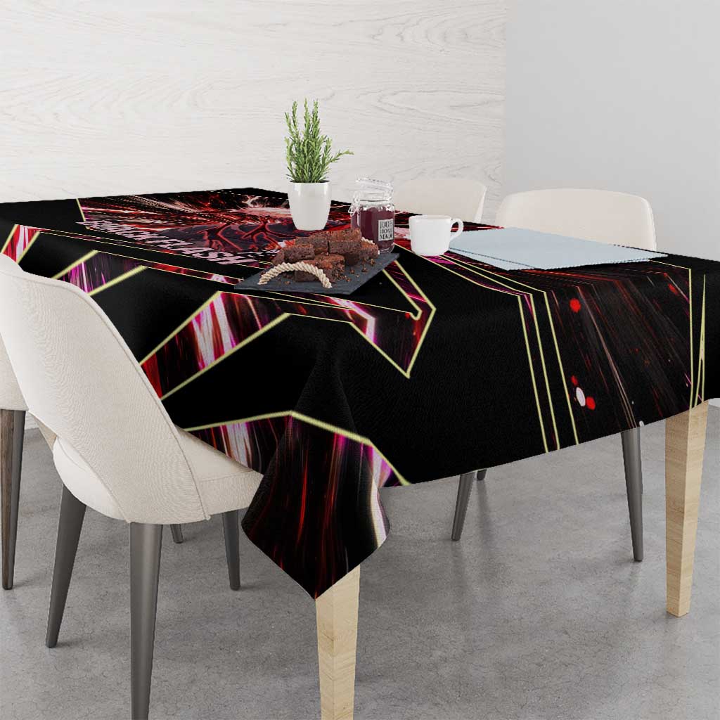Yuji Itadori Black Flash Tablecloth Dynamic Cursed Energy Burst Style