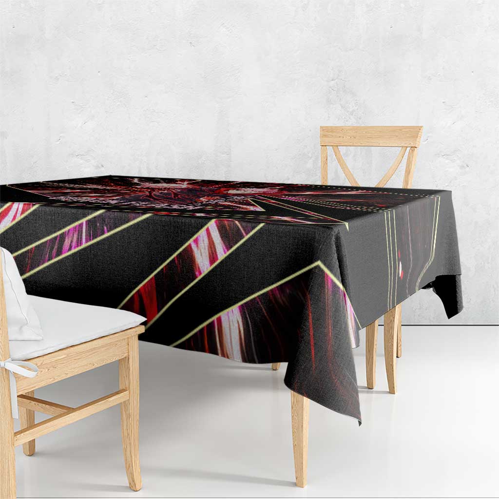 Yuji Itadori Black Flash Tablecloth Dynamic Cursed Energy Burst Style