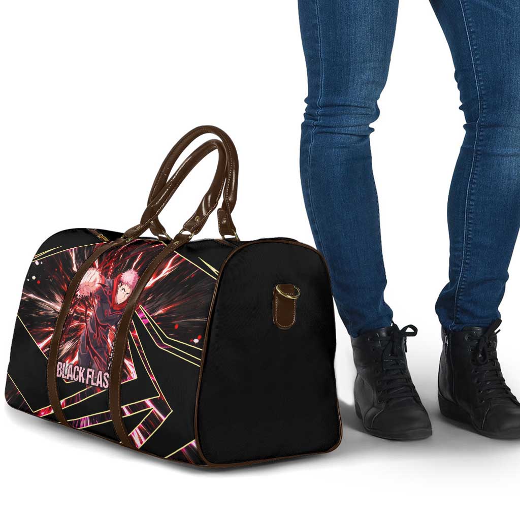 Yuji Itadori Black Flash Travel Bag Dynamic Cursed Energy Burst Style