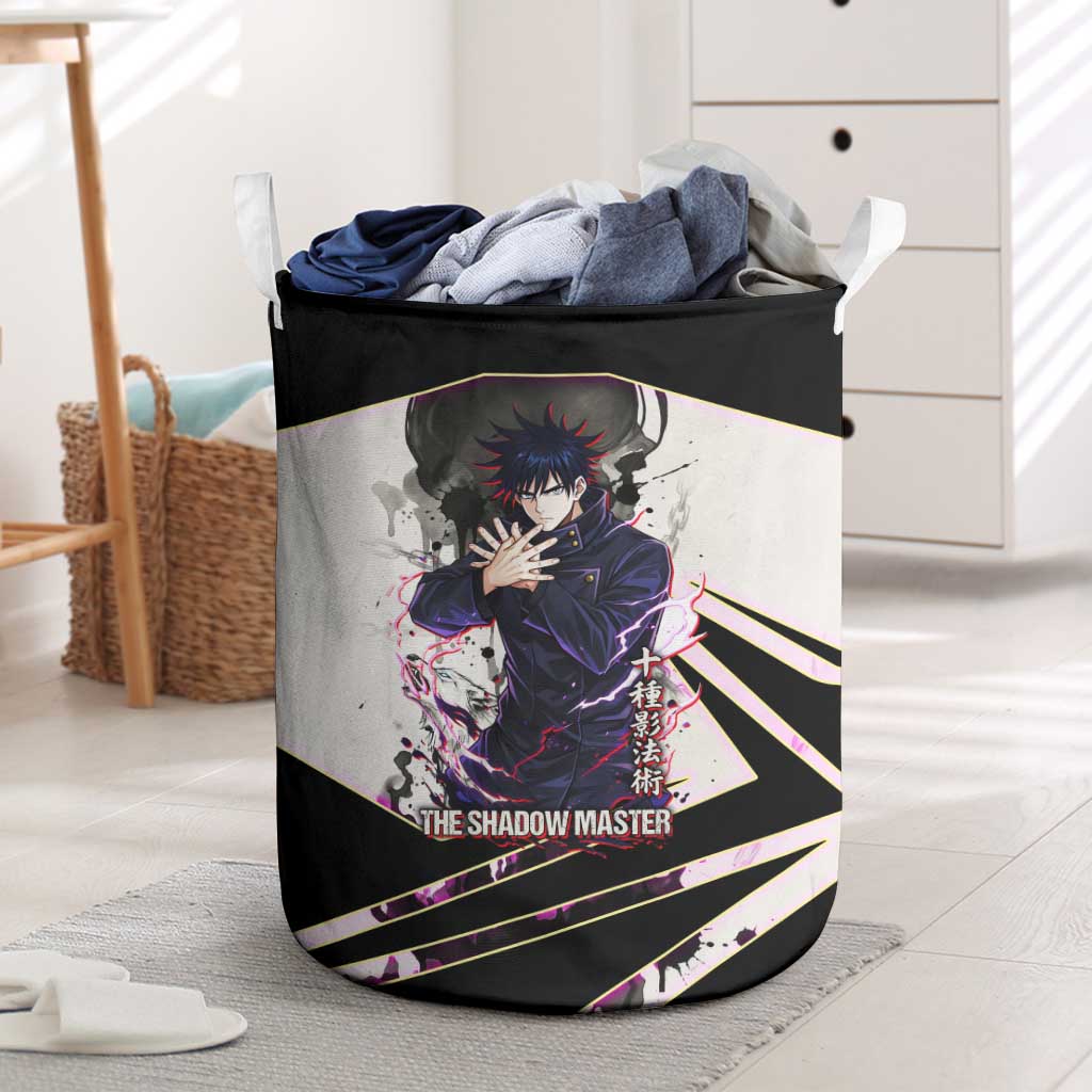Megumi Fushiguro Shadow Master Laundry Basket Ink-Stained Cursed Technique Style