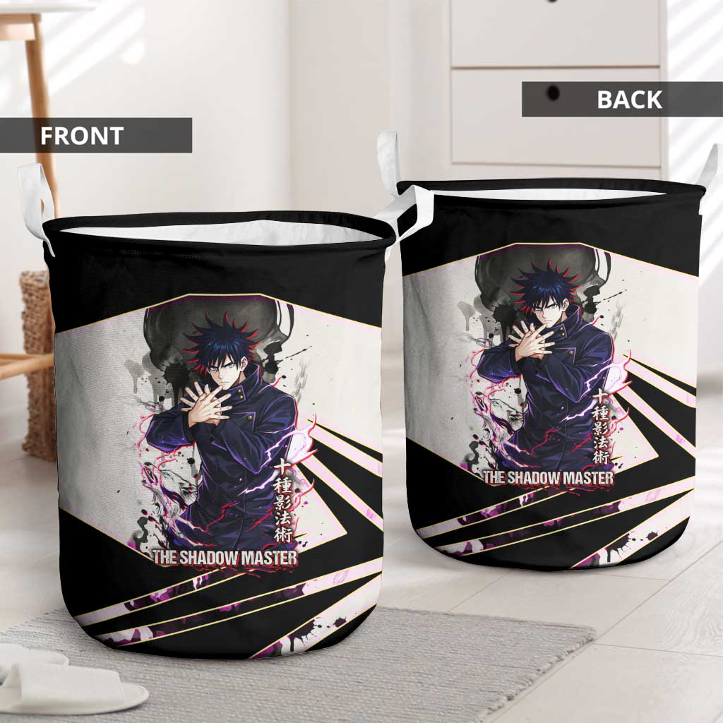 Megumi Fushiguro Shadow Master Laundry Basket Ink-Stained Cursed Technique Style