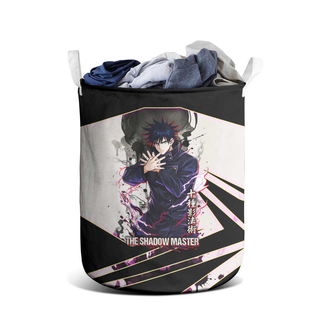 Megumi Fushiguro Shadow Master Laundry Basket Ink-Stained Cursed Technique Style