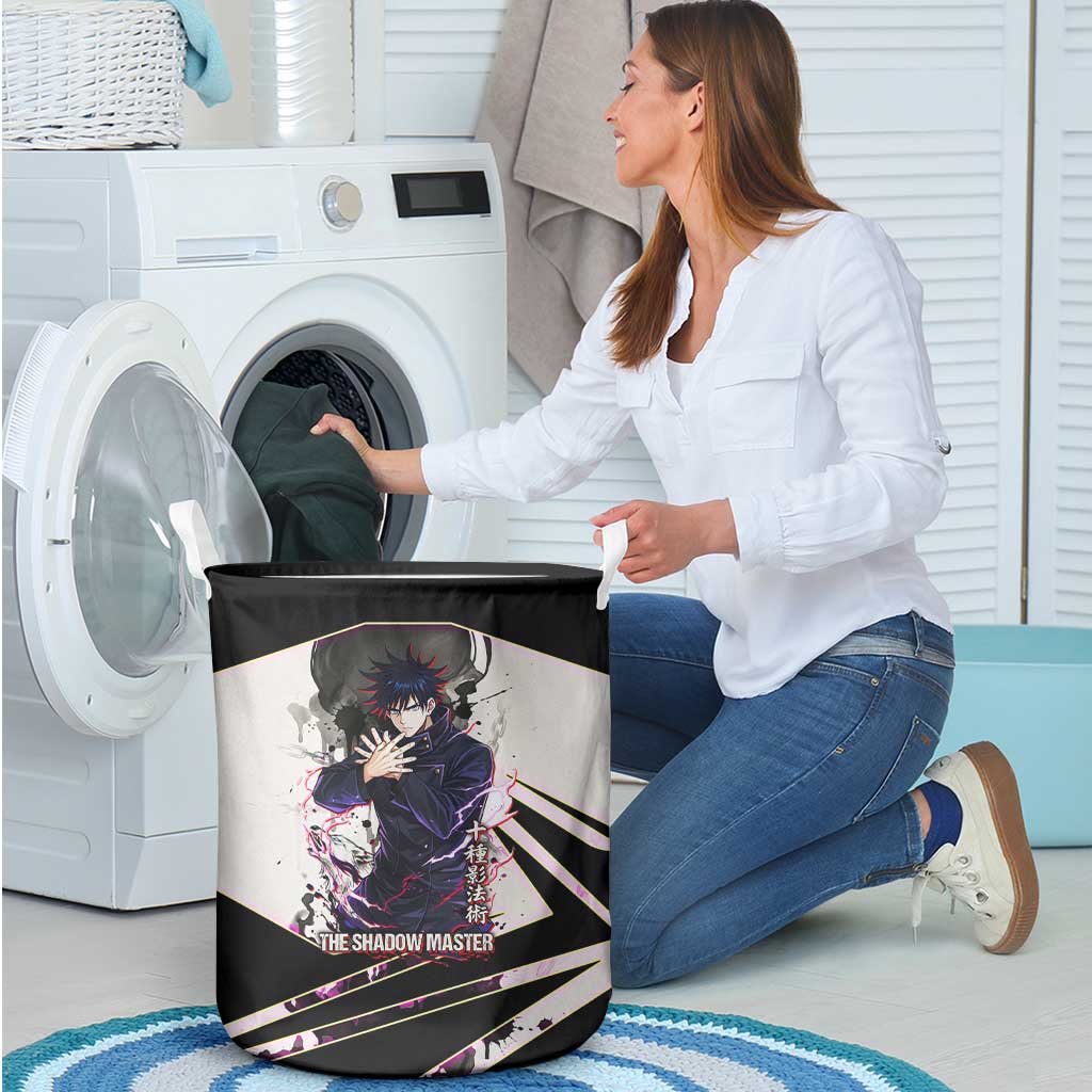 Megumi Fushiguro Shadow Master Laundry Basket Ink-Stained Cursed Technique Style