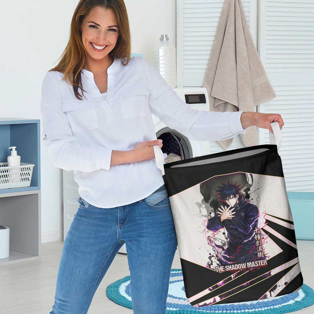 Megumi Fushiguro Shadow Master Laundry Basket Ink-Stained Cursed Technique Style