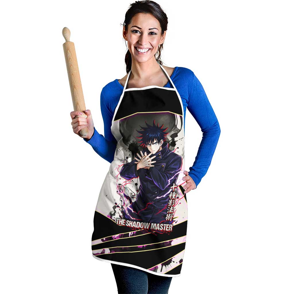 Megumi Fushiguro Shadow Master Apron Ink-Stained Cursed Technique Style