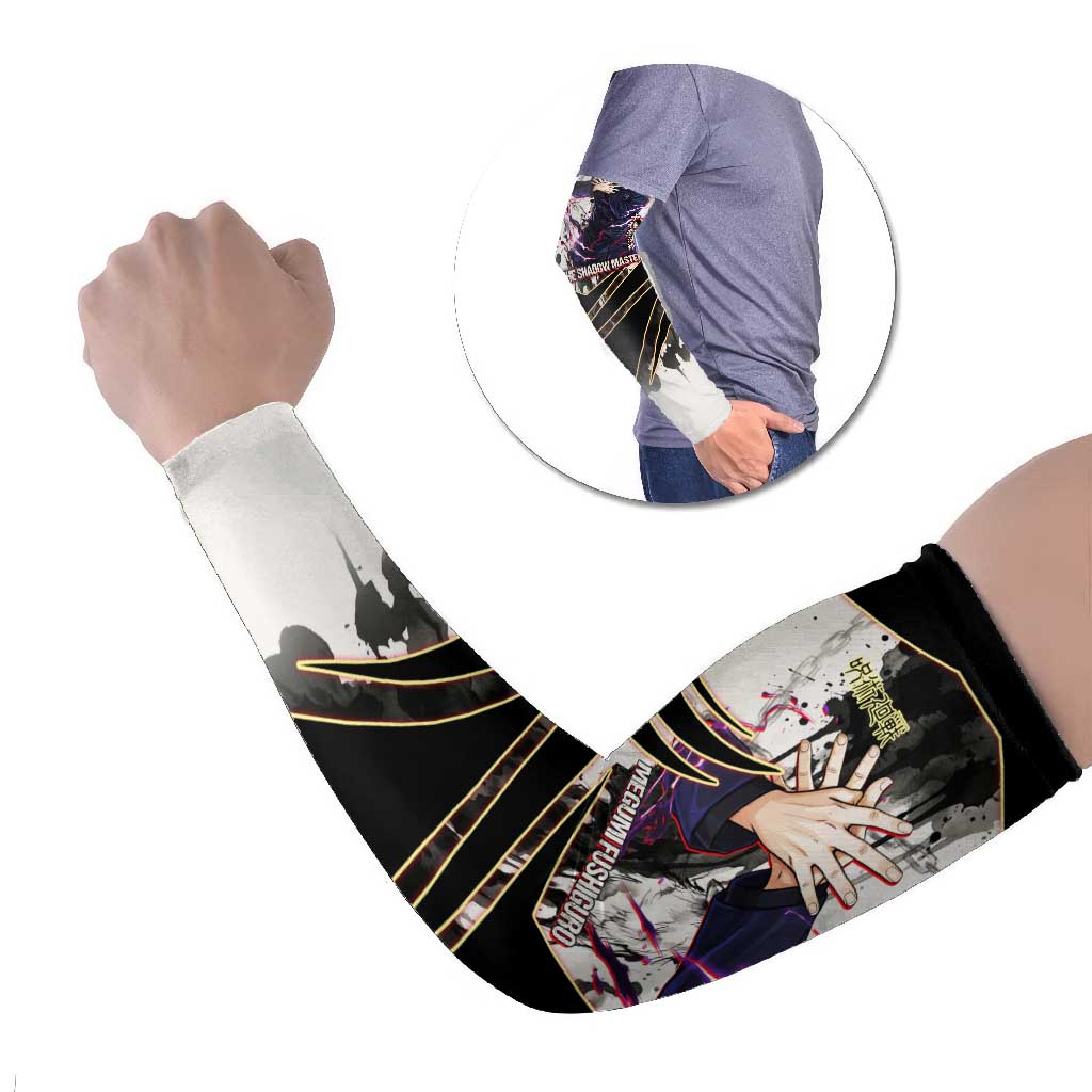 Megumi Fushiguro Shadow Master Arm Sleeves Ink-Stained Cursed Technique Style