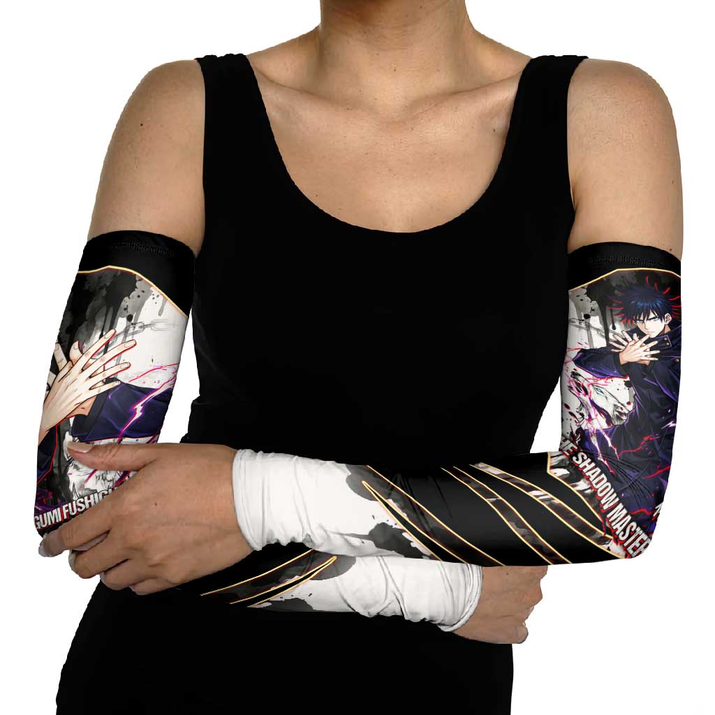 Megumi Fushiguro Shadow Master Arm Sleeves Ink-Stained Cursed Technique Style
