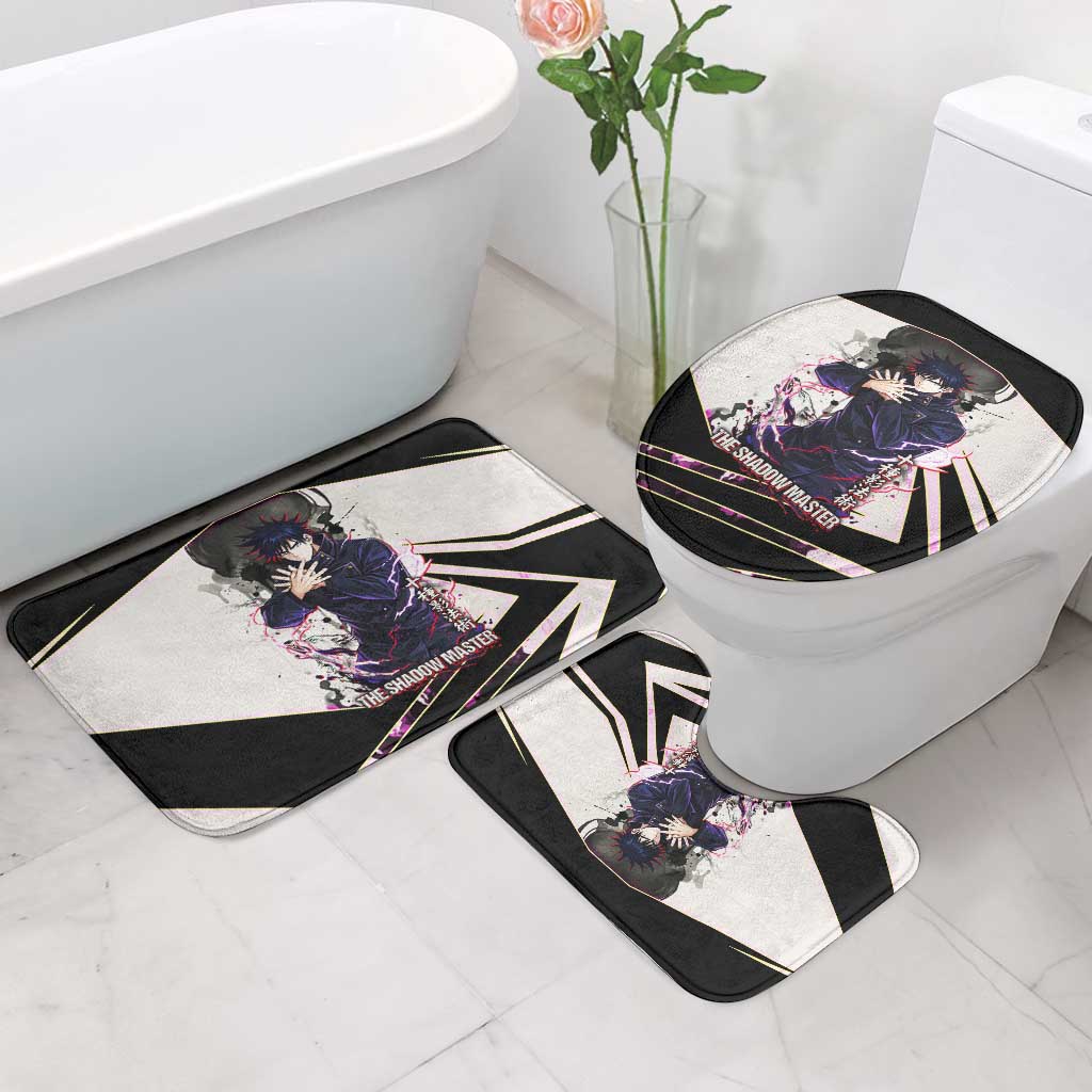 Megumi Fushiguro Shadow Master Bathroom Set Ink-Stained Cursed Technique Style