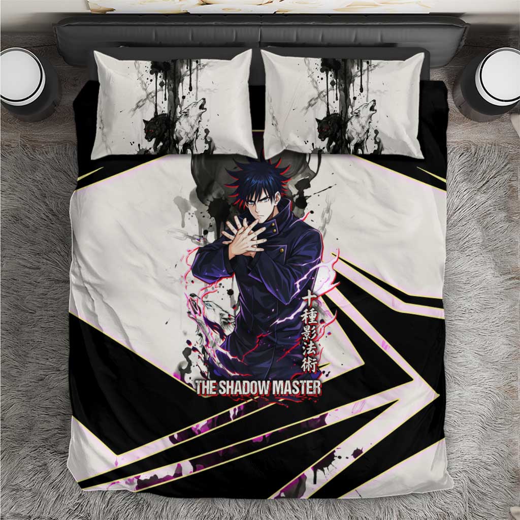 Megumi Fushiguro Shadow Master Bedding Set Ink-Stained Cursed Technique Style