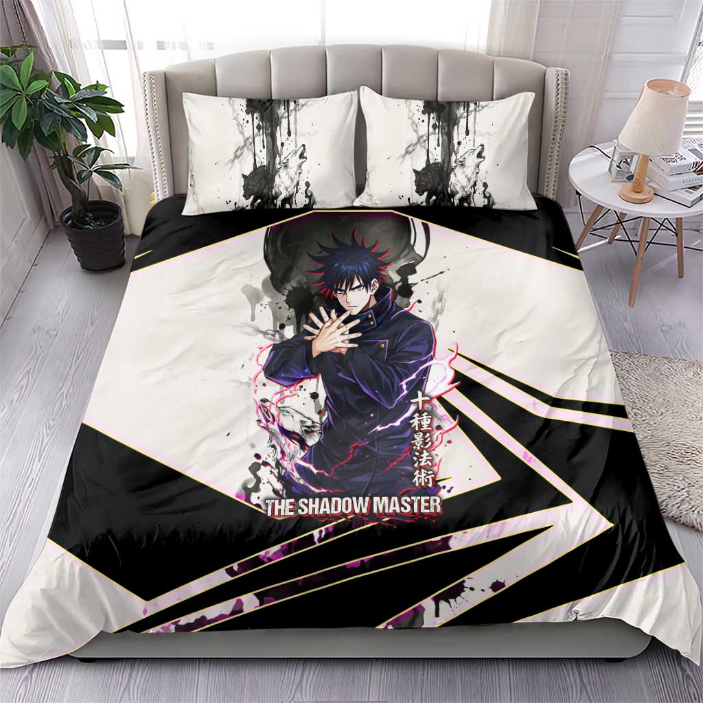 Megumi Fushiguro Shadow Master Bedding Set Ink-Stained Cursed Technique Style