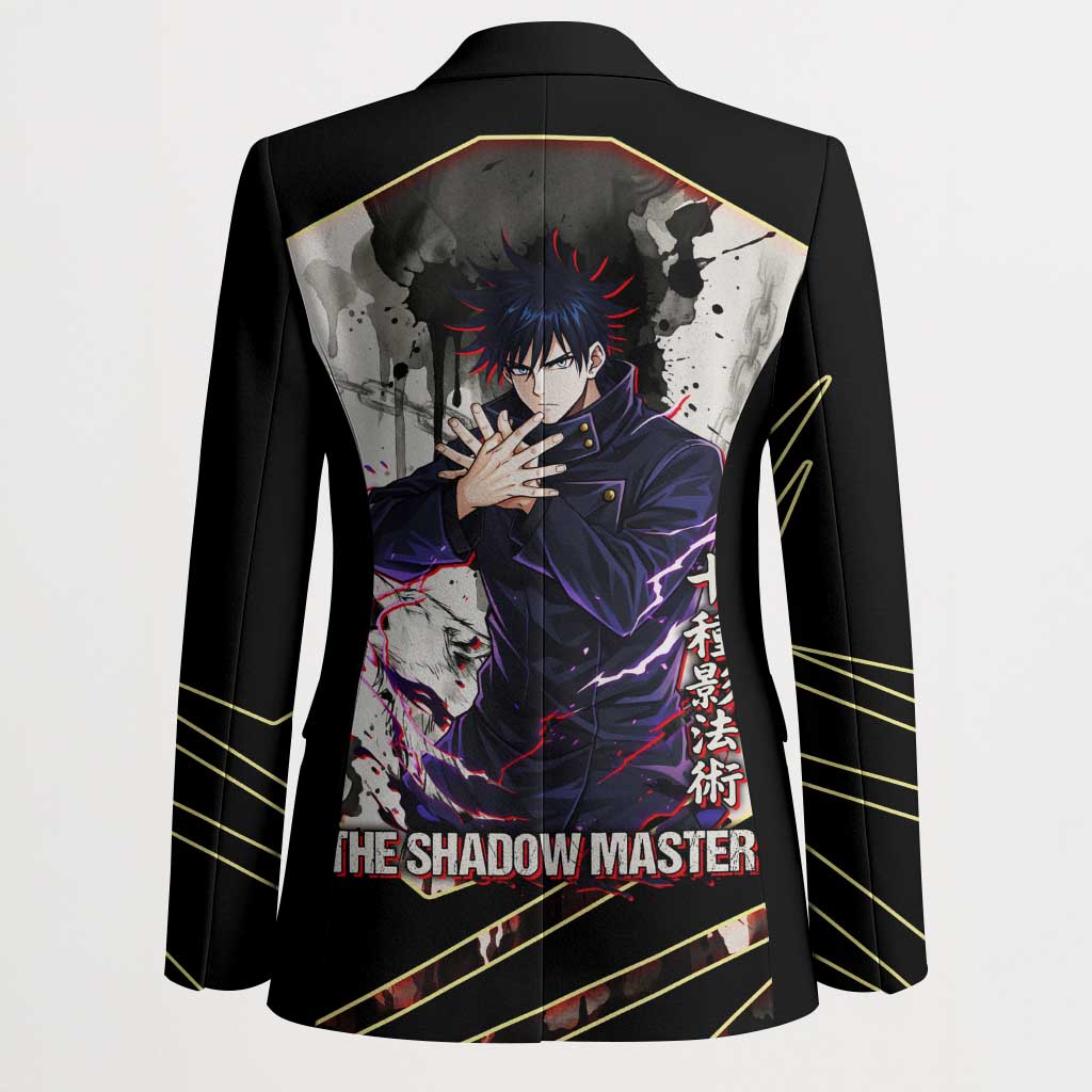 Megumi Fushiguro Shadow Master Blazer Ink-Stained Cursed Technique Style