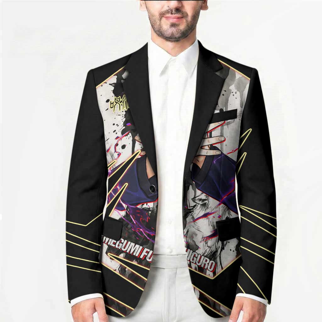 Megumi Fushiguro Shadow Master Blazer Ink-Stained Cursed Technique Style