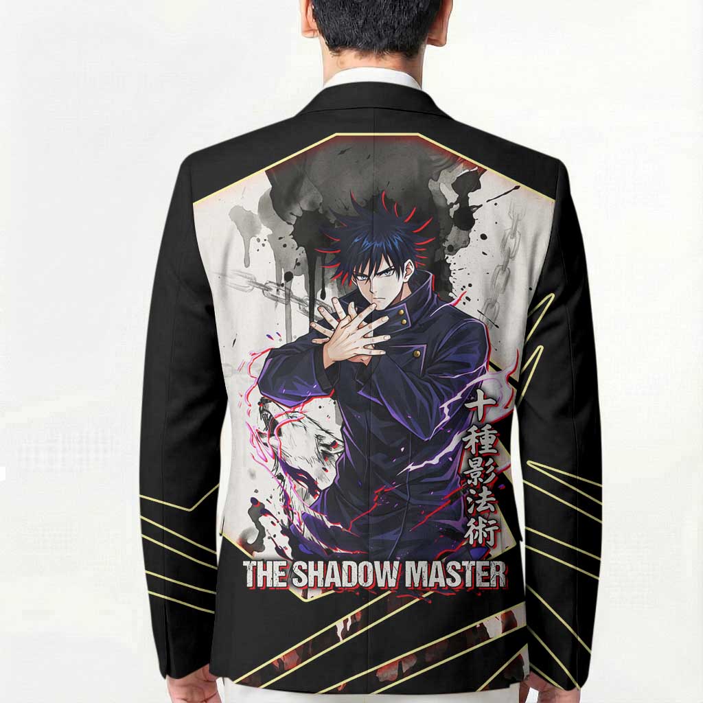 Megumi Fushiguro Shadow Master Blazer Ink-Stained Cursed Technique Style