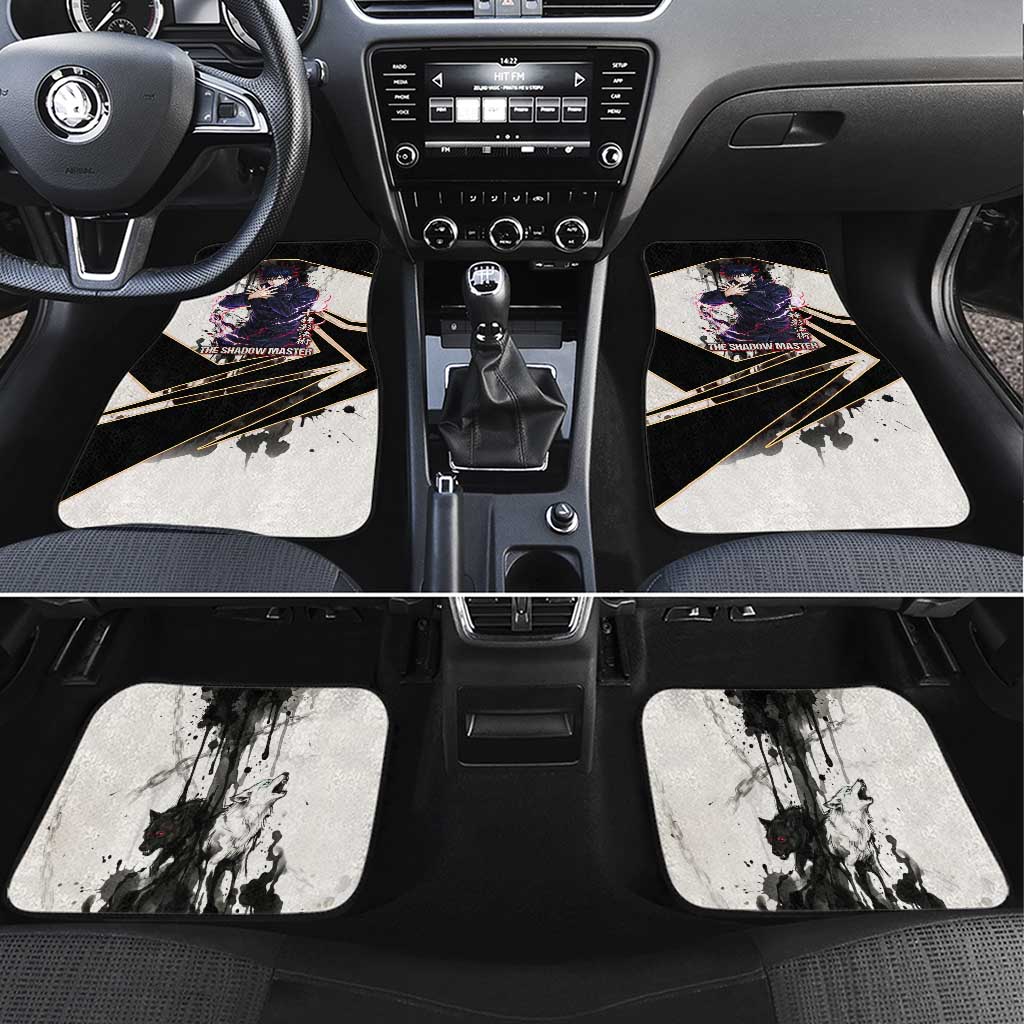 Megumi Fushiguro Shadow Master Car Mats Ink-Stained Cursed Technique Style