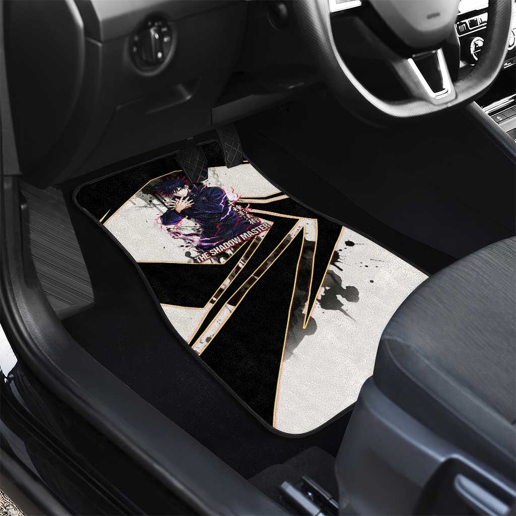 Megumi Fushiguro Shadow Master Car Mats Ink-Stained Cursed Technique Style