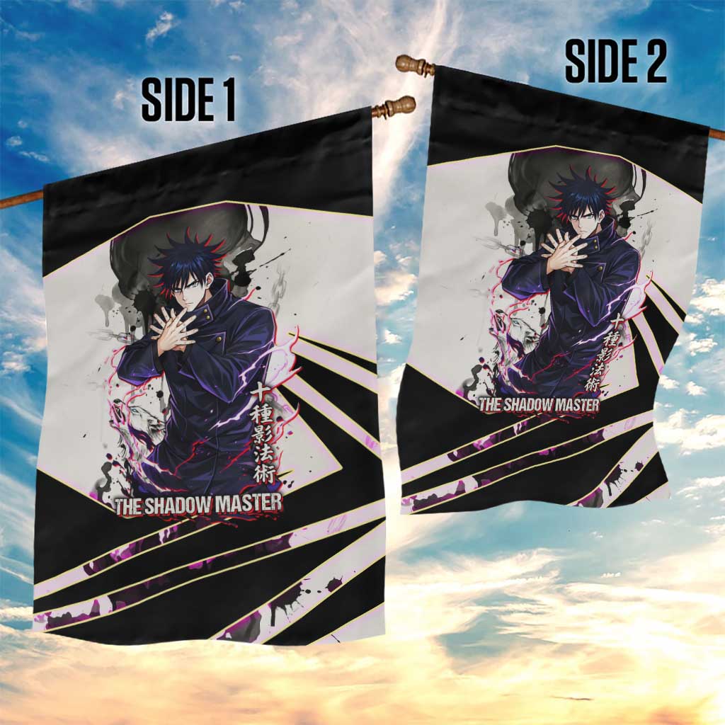 Megumi Fushiguro Shadow Master Garden Flag Ink-Stained Cursed Technique Style