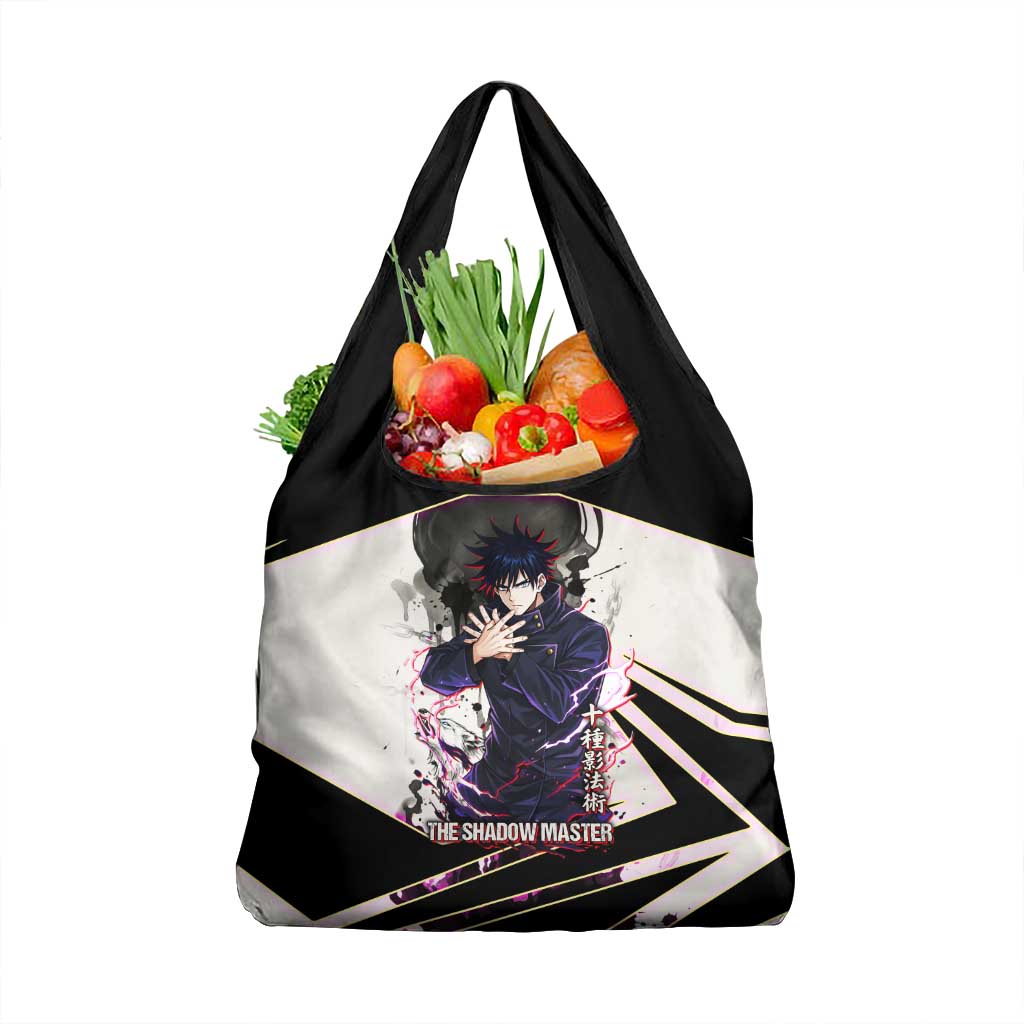 Megumi Fushiguro Shadow Master Grocery Bag Ink-Stained Cursed Technique Style