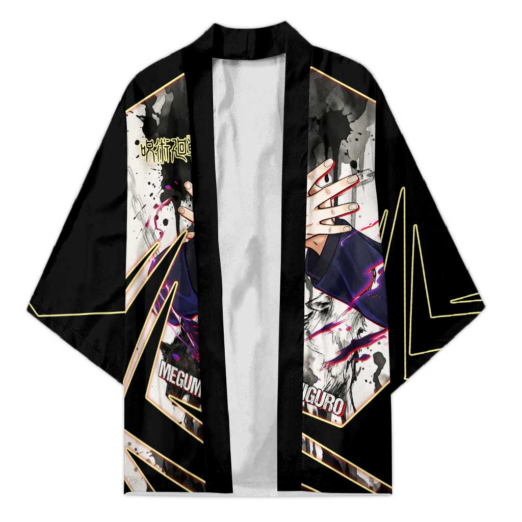 Megumi Fushiguro Shadow Master Kimono Ink-Stained Cursed Technique Style