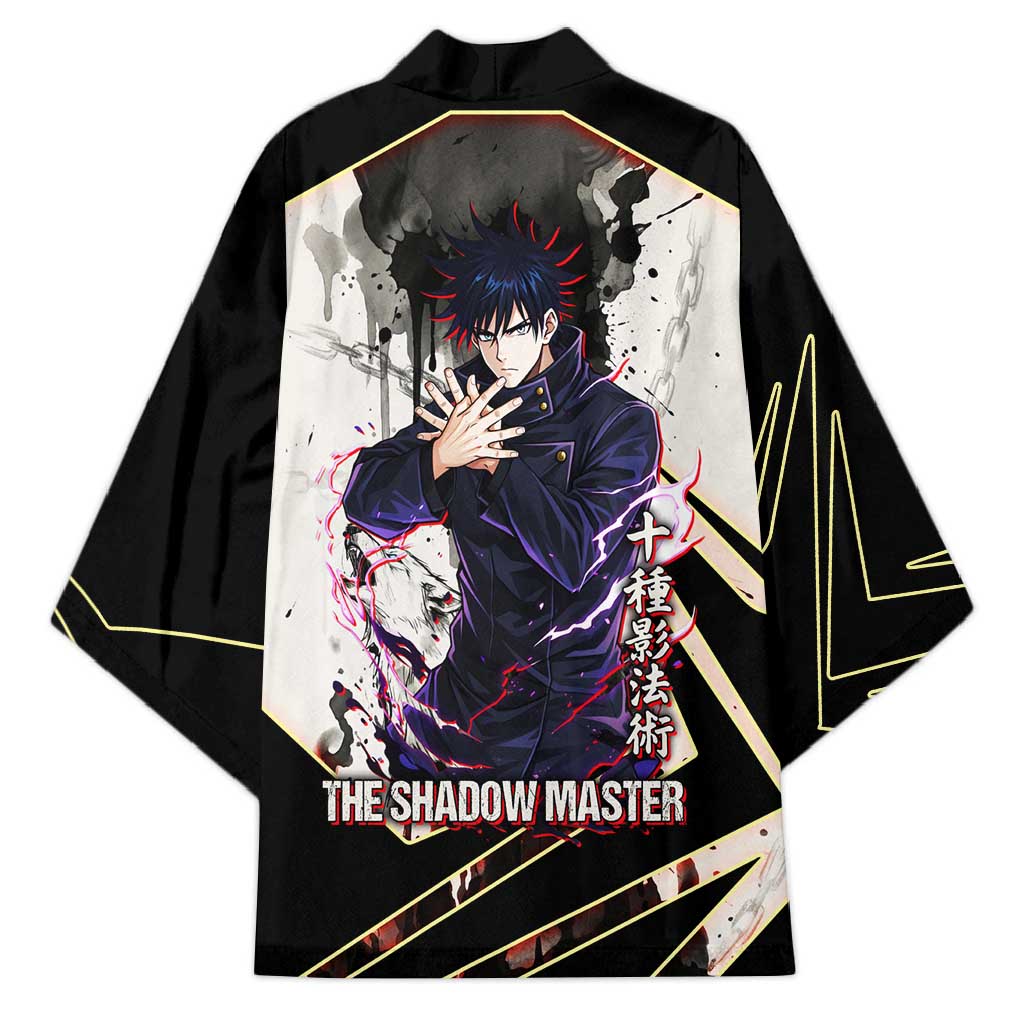 Megumi Fushiguro Shadow Master Kimono Ink-Stained Cursed Technique Style