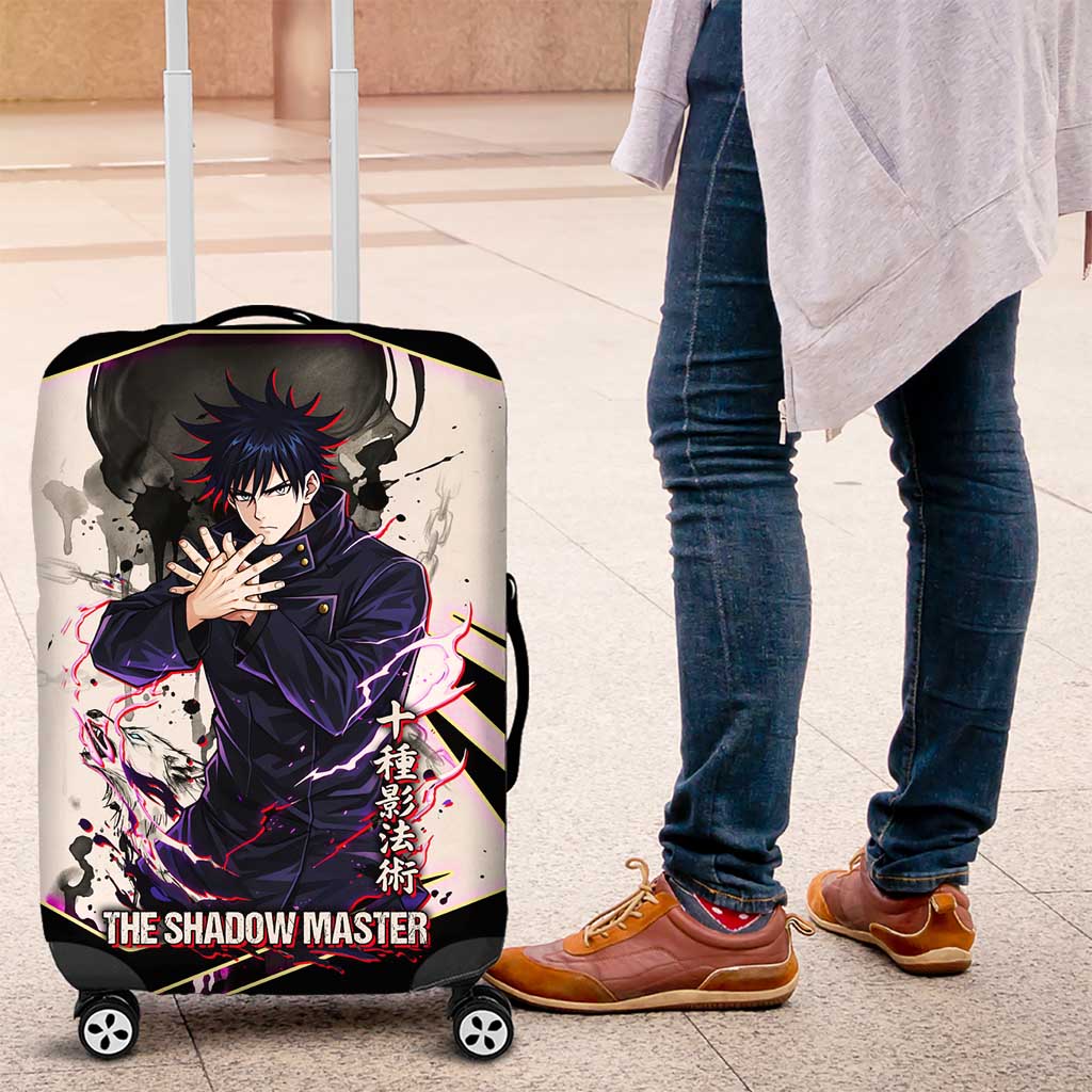 Megumi Fushiguro Shadow Master Luggage Cover Ink-Stained Cursed Technique Style