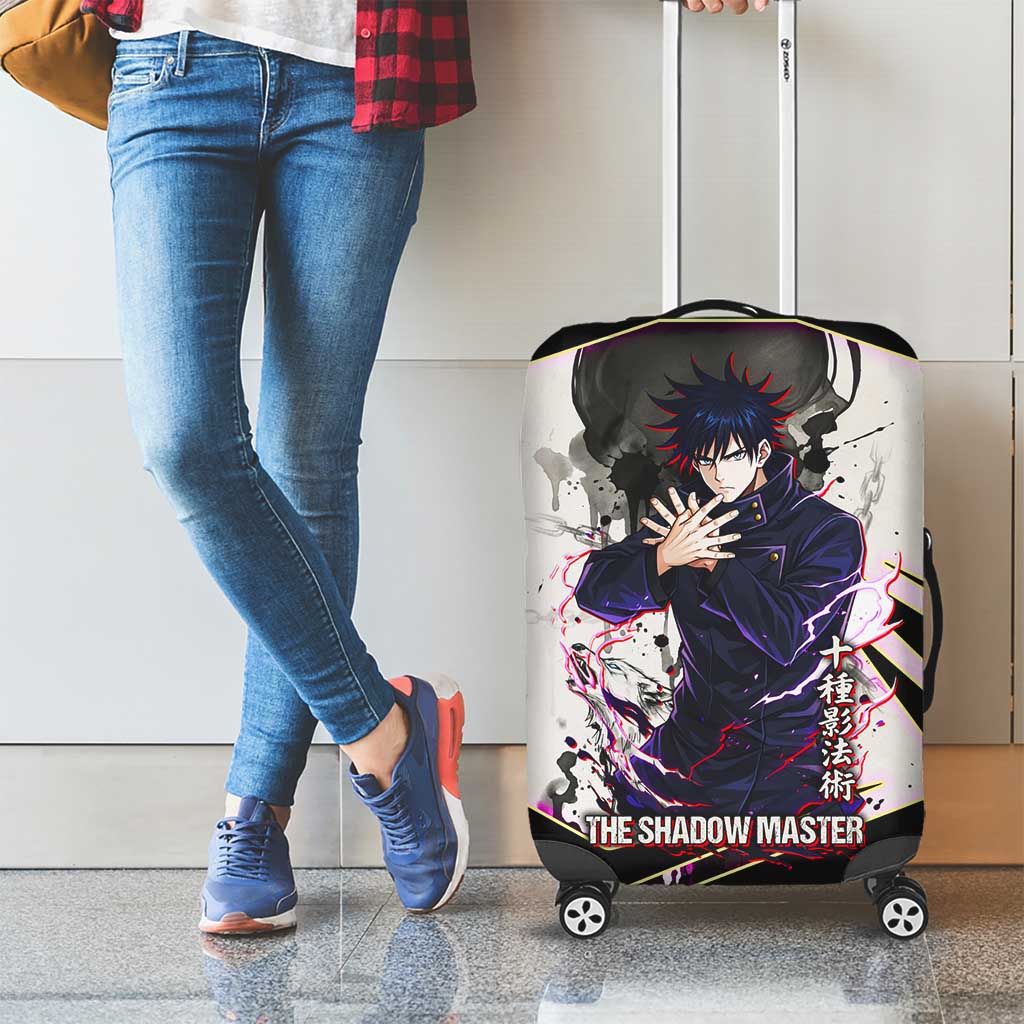 Megumi Fushiguro Shadow Master Luggage Cover Ink-Stained Cursed Technique Style