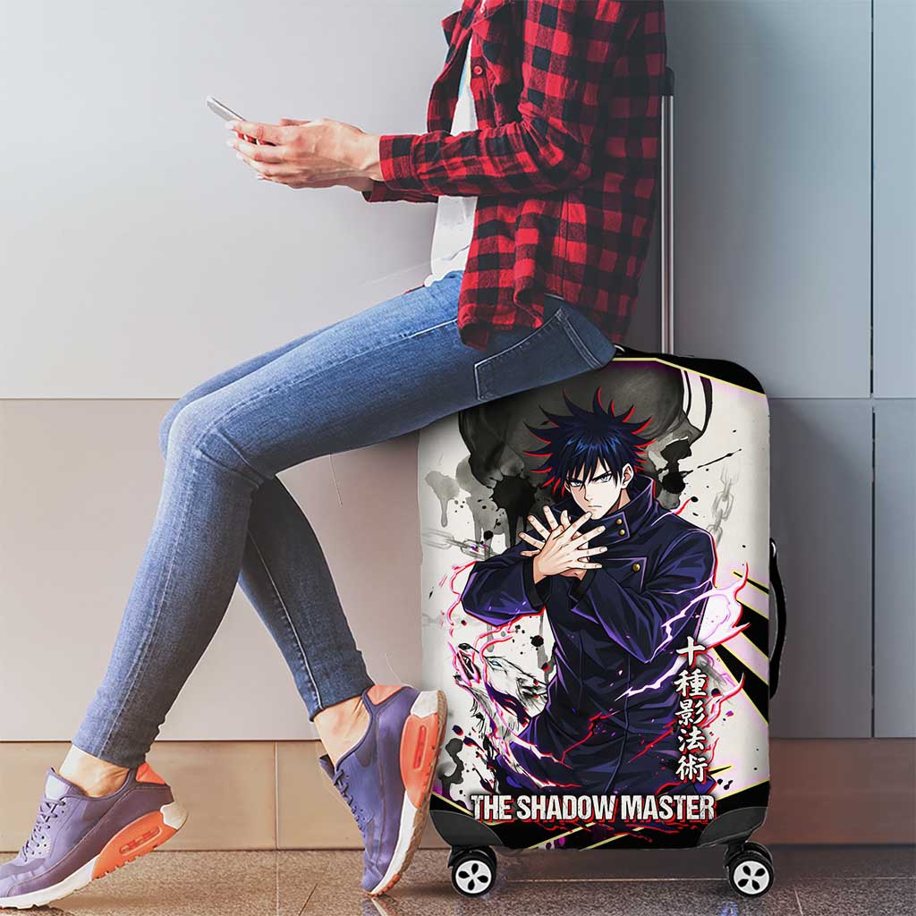 Megumi Fushiguro Shadow Master Luggage Cover Ink-Stained Cursed Technique Style