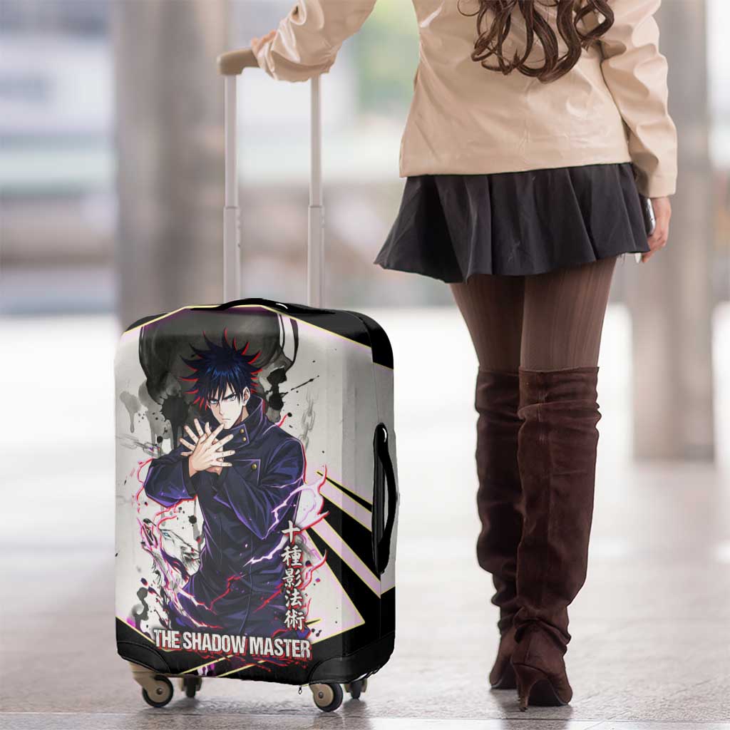 Megumi Fushiguro Shadow Master Luggage Cover Ink-Stained Cursed Technique Style