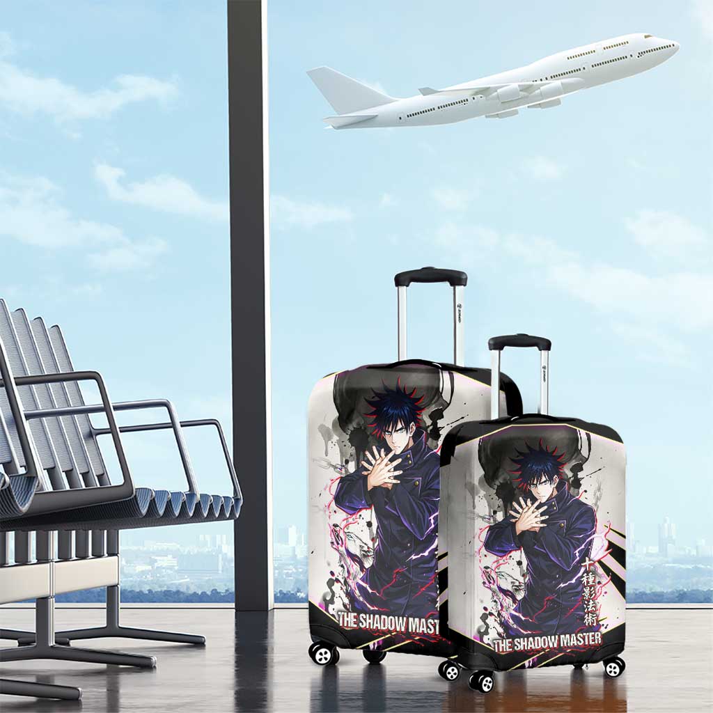 Megumi Fushiguro Shadow Master Luggage Cover Ink-Stained Cursed Technique Style