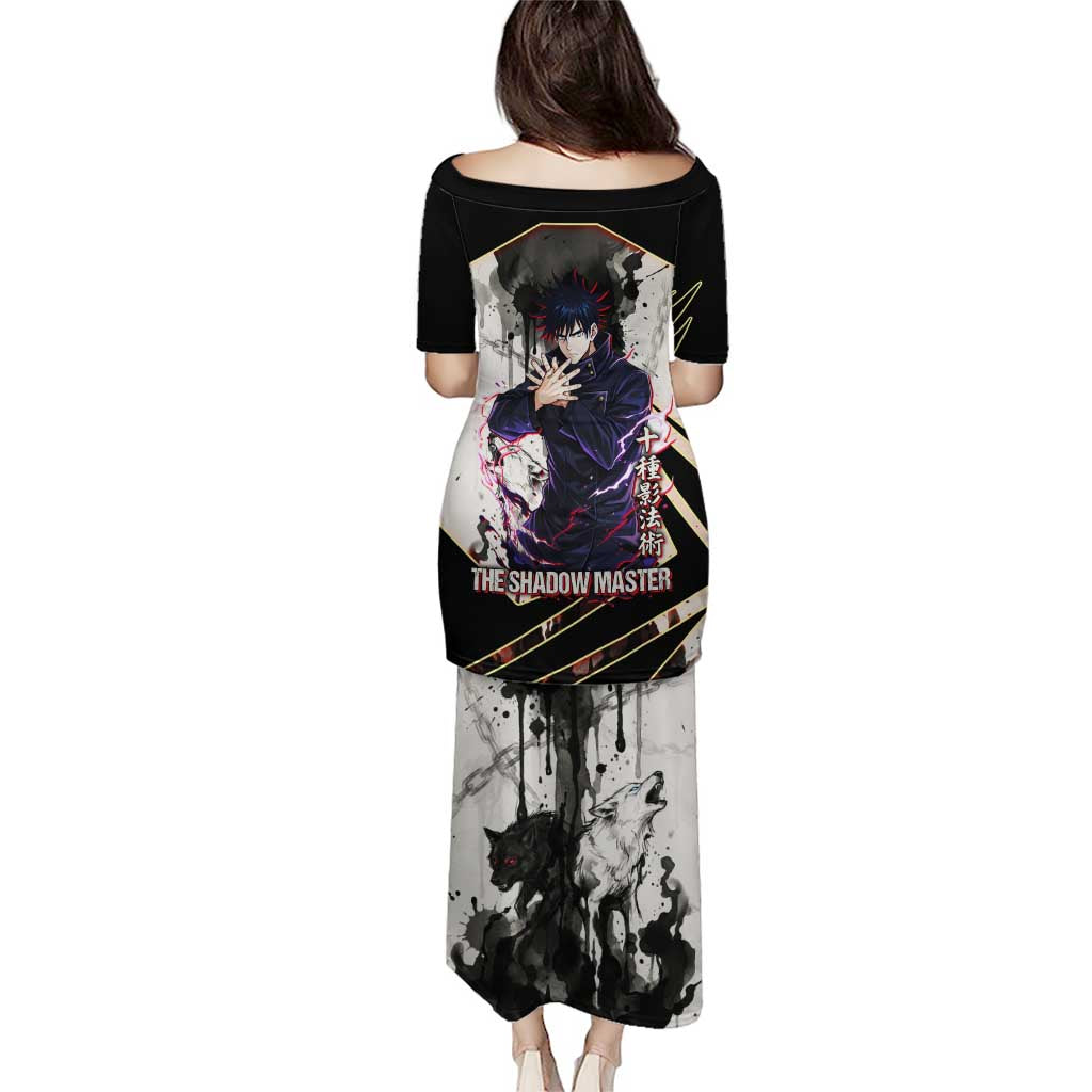 Megumi Fushiguro Shadow Master Puletasi Ink-Stained Cursed Technique Style