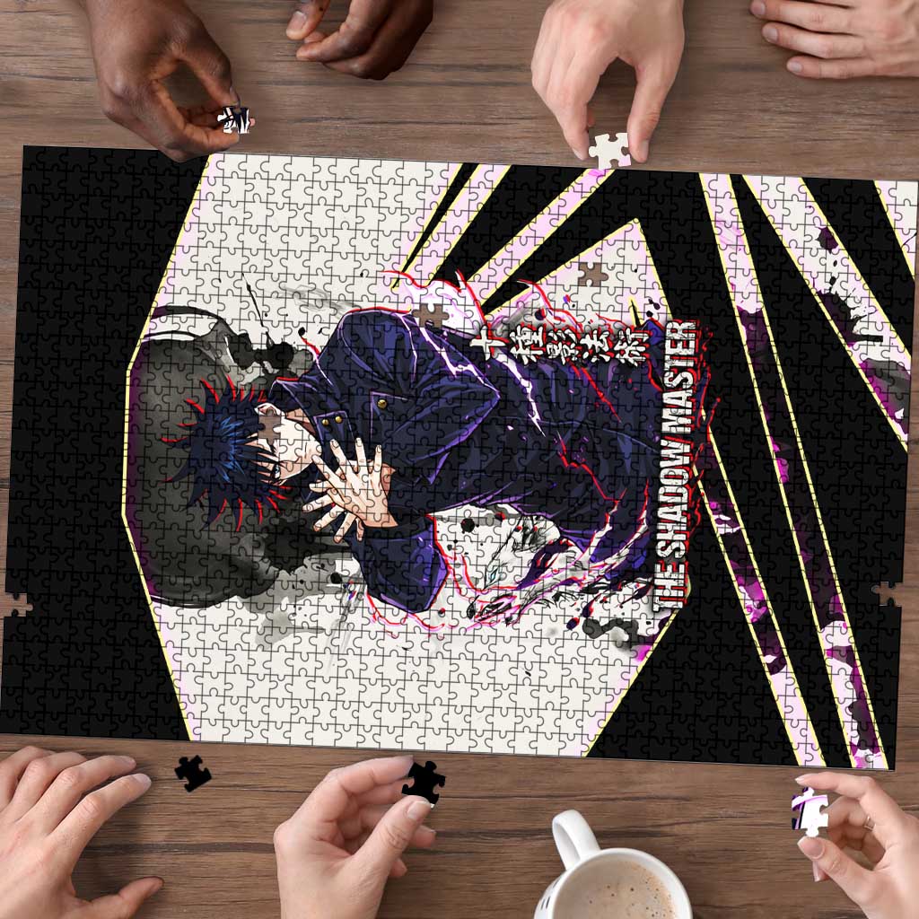 Megumi Fushiguro Shadow Master Puzzle Ink-Stained Cursed Technique Style