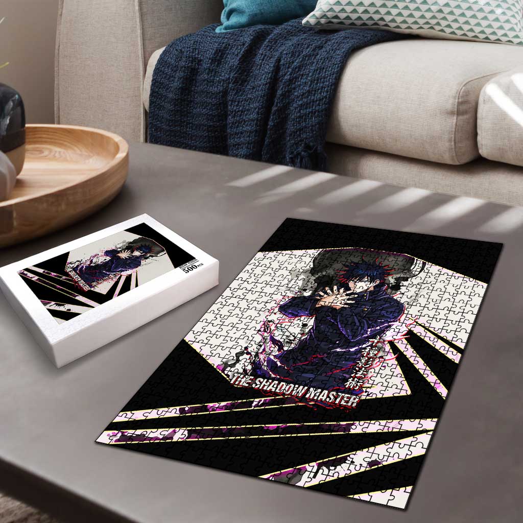 Megumi Fushiguro Shadow Master Puzzle Ink-Stained Cursed Technique Style