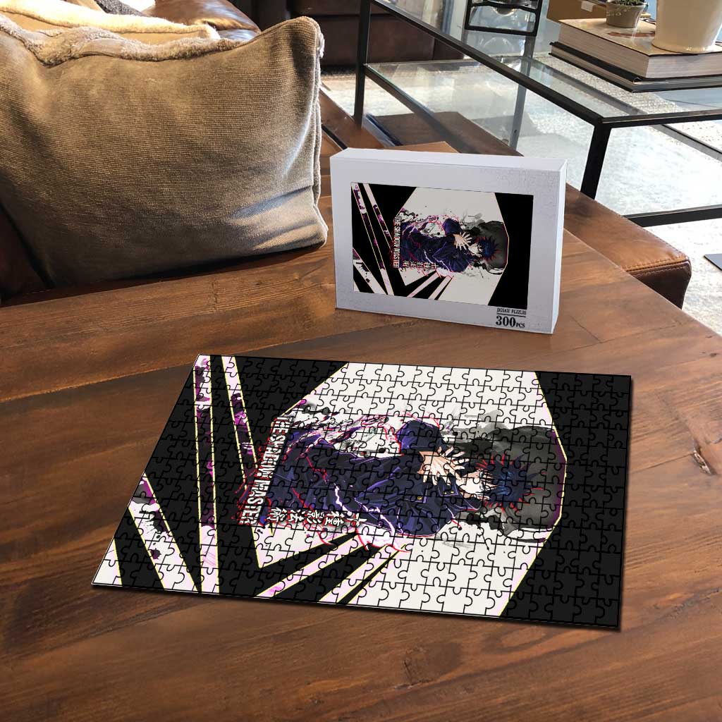 Megumi Fushiguro Shadow Master Puzzle Ink-Stained Cursed Technique Style