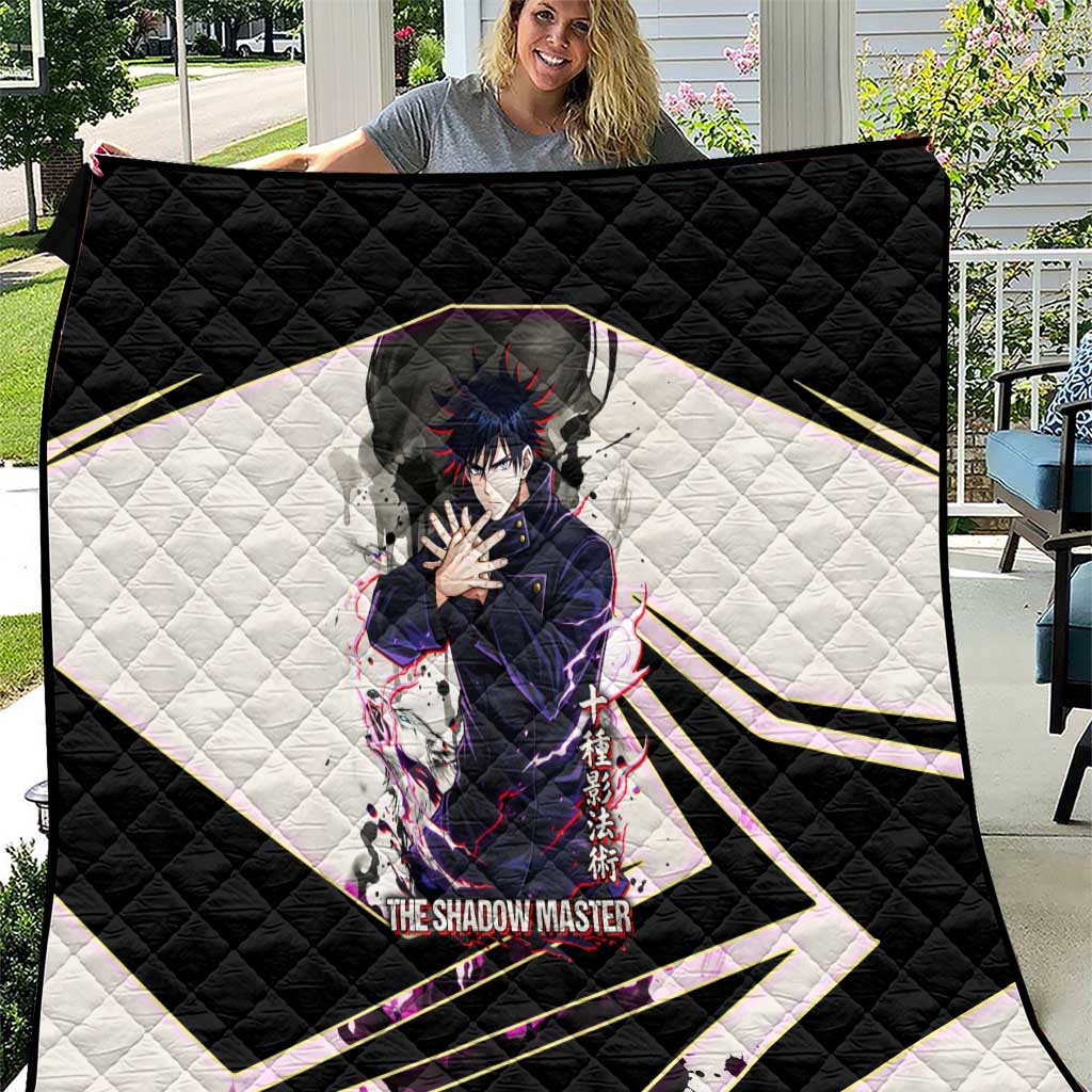 Megumi Fushiguro Shadow Master Quilt Ink-Stained Cursed Technique Style